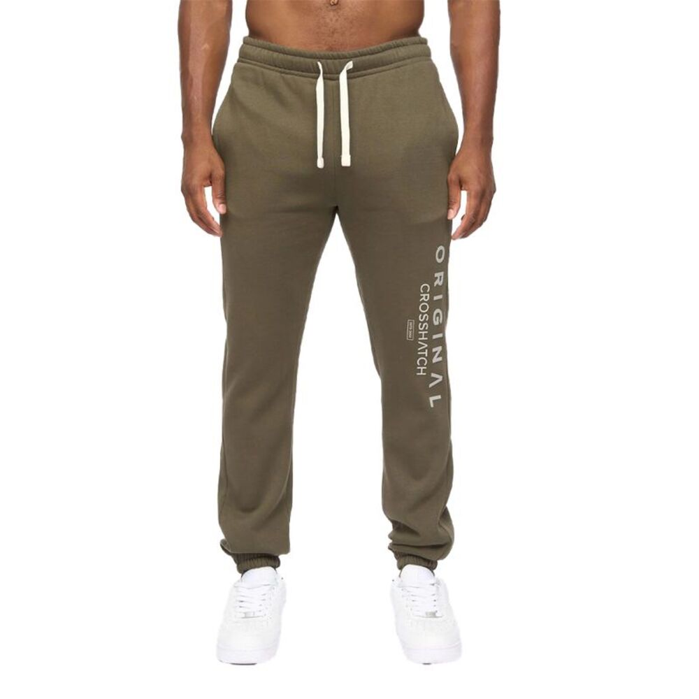 Crosshatch Mens Jamals Sweatpants / Dark Olive